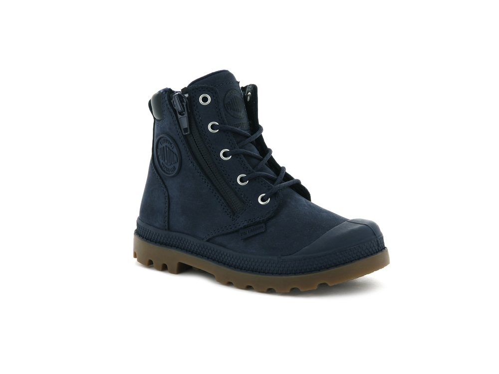 Botas Palladium PAMPA HI CUFF WATERPROOF Niños Indigo | Costa Rica-63412